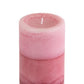 Pier 1 Pink Champagne 3x6 Layered Pillar Candle - Pier 1