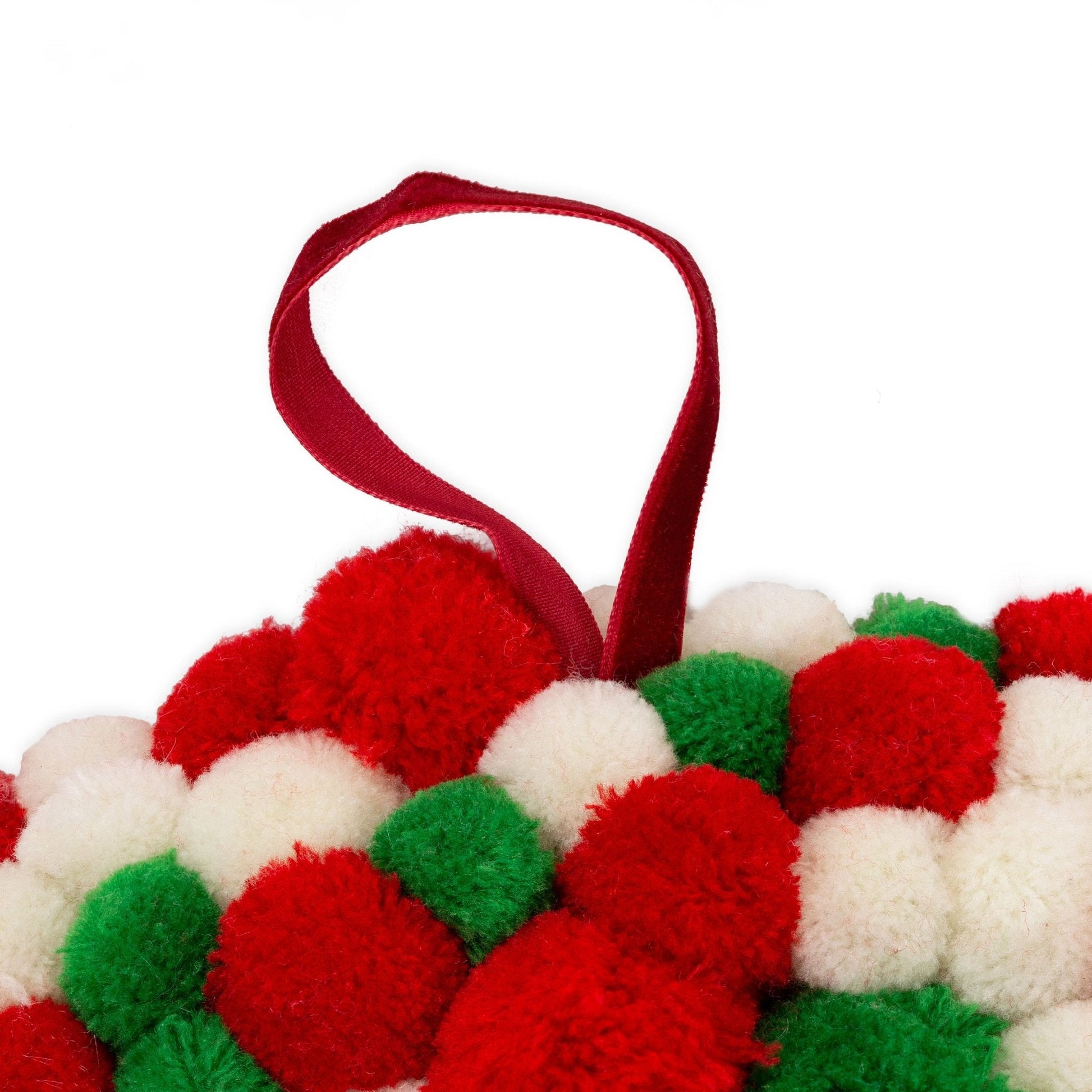 Pier 1 Pompom 14" Wreath - Pier 1