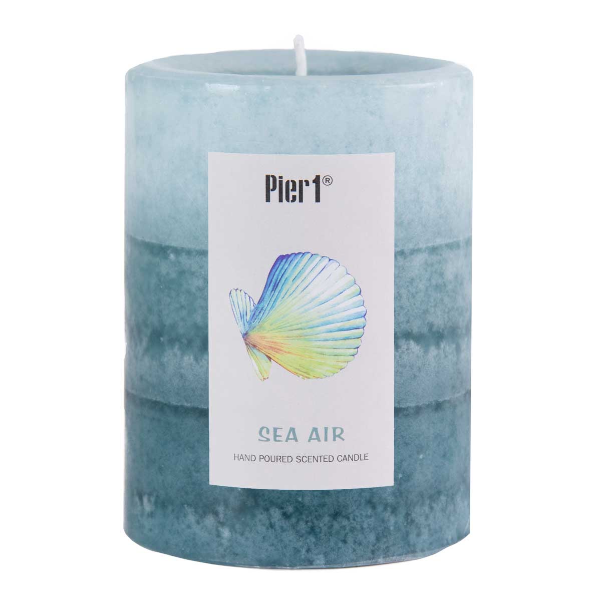 Pier 1 Sea Air Layered 3x4 Pillar Candle - Pier 1