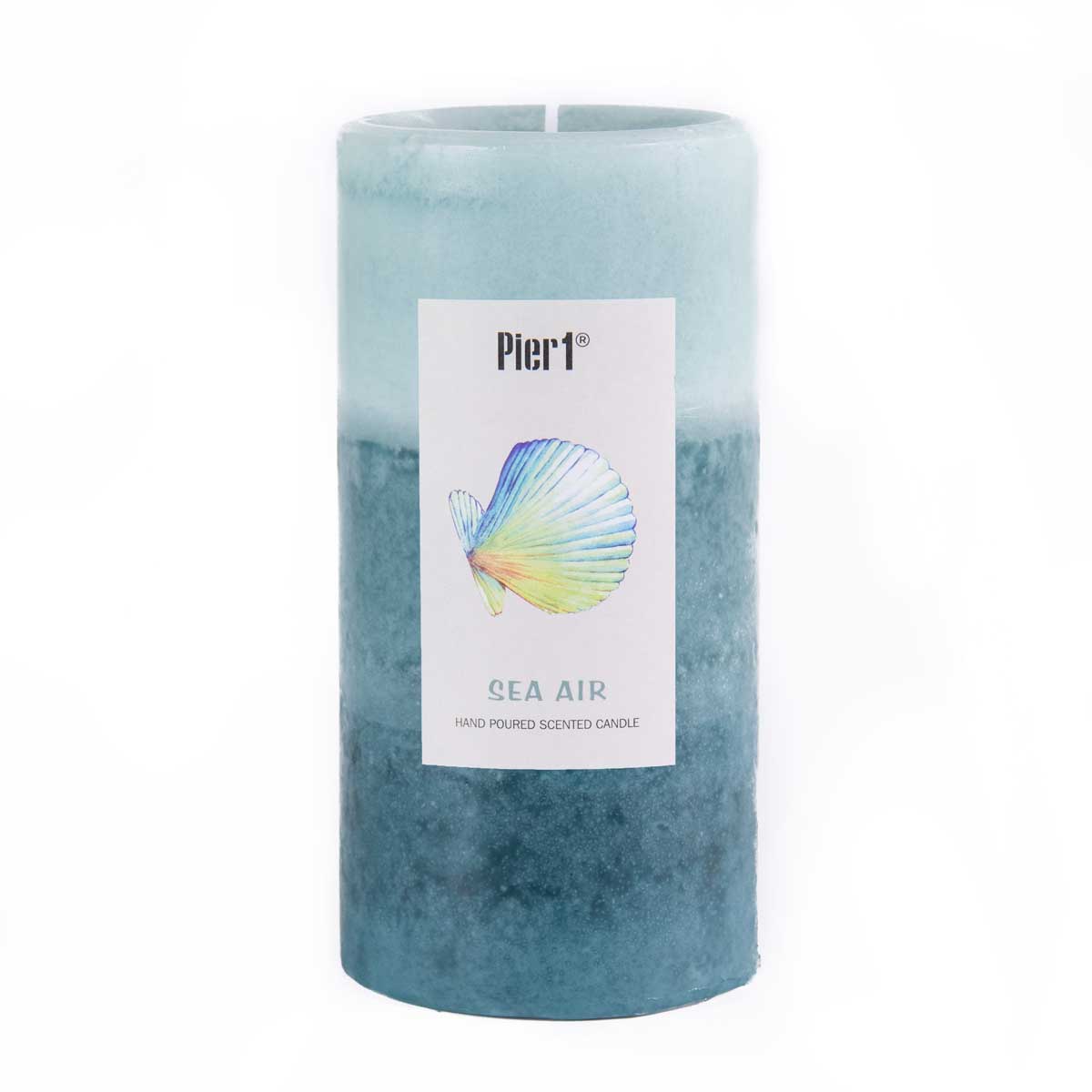 Pier 1 Sea Air Layered 3x6 Pillar Candle - Pier 1