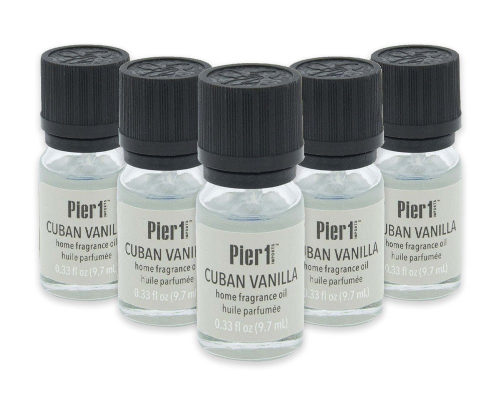 Pier 1 Set of 5 Cuban Vanilla Fragrance Oils - Pier 1