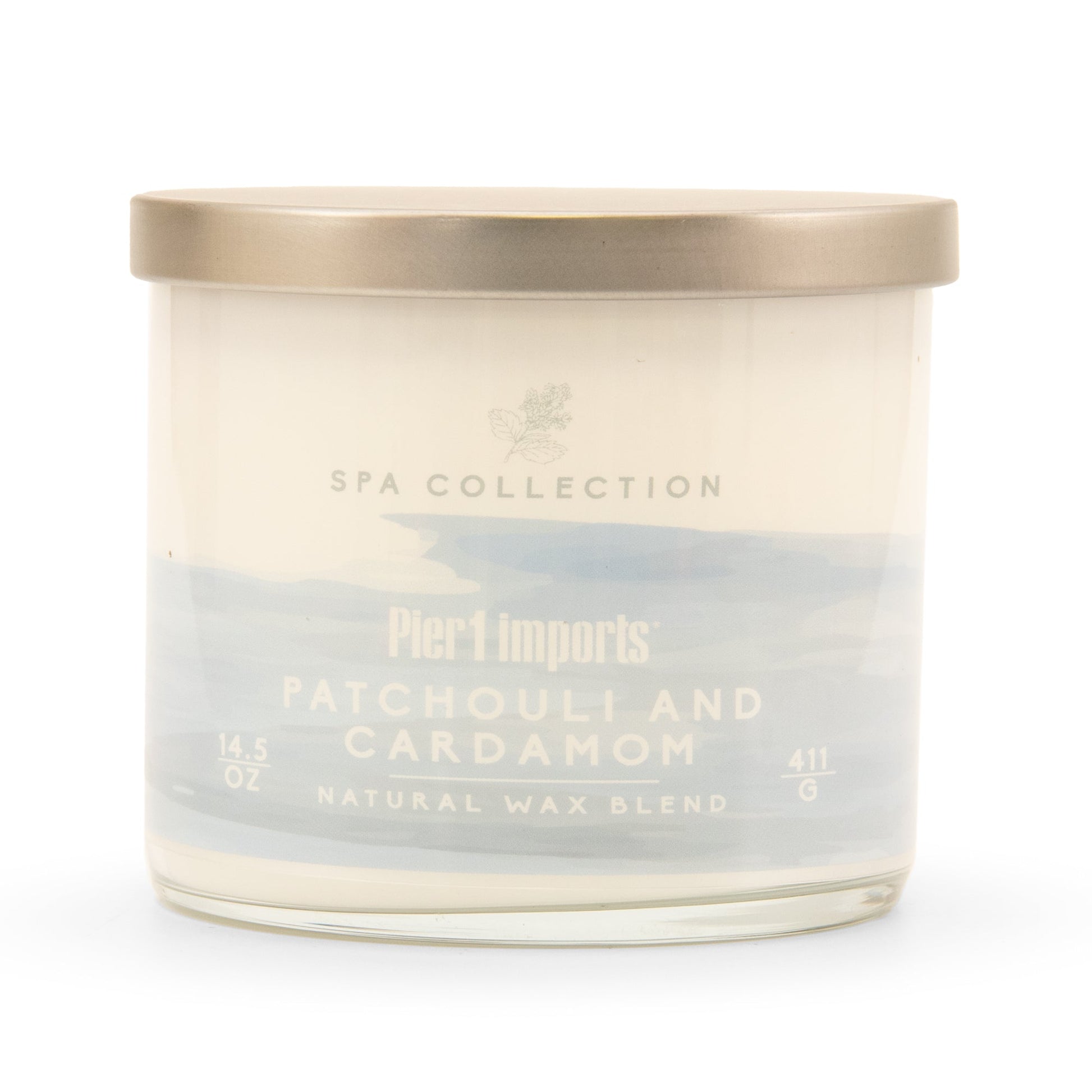 Pier 1 Spa Collection Patchouli & Cardamom Filled 3-Wick Candle - Pier 1