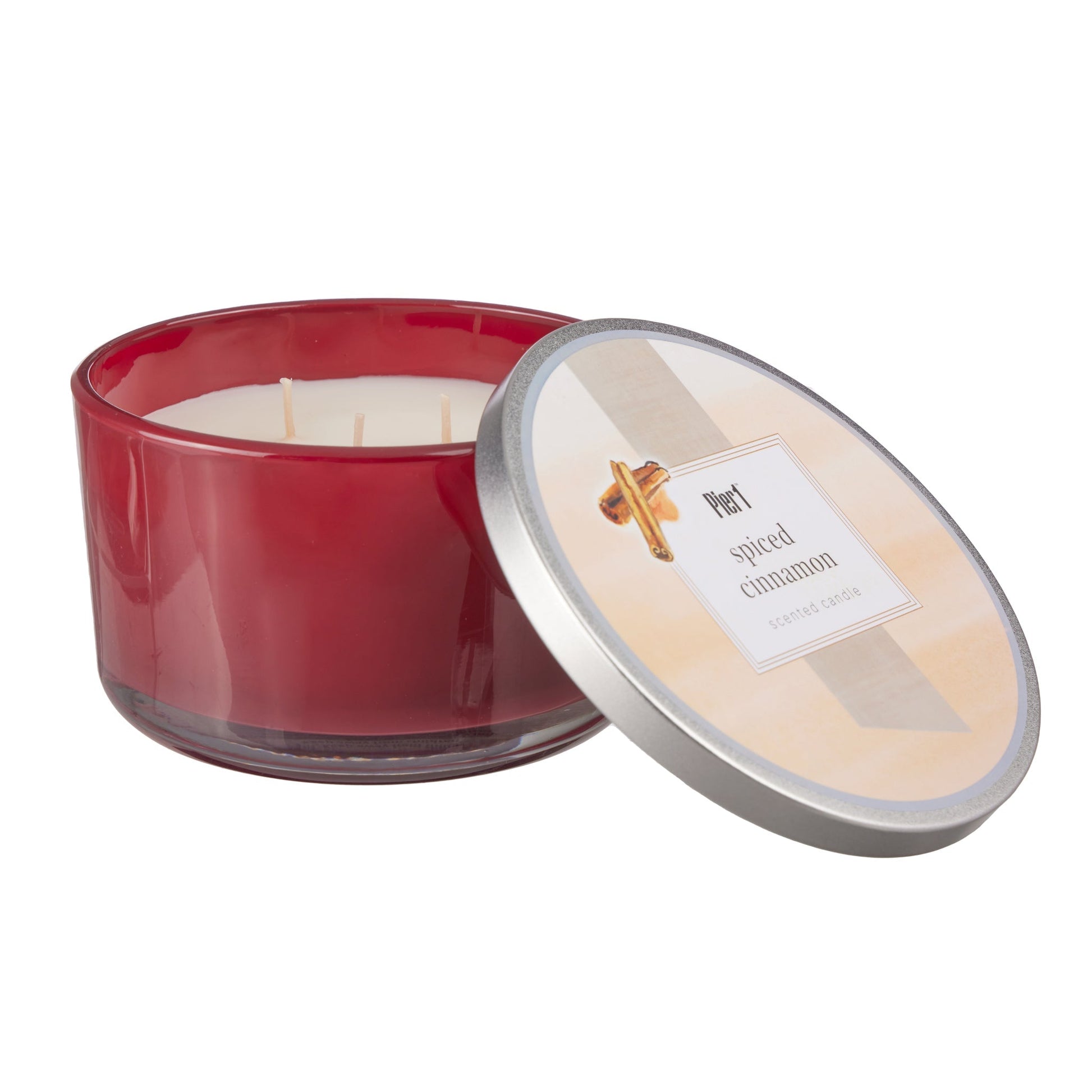 Pier 1 Spiced Cinnamon Filled 3-Wick Candle - Pier 1