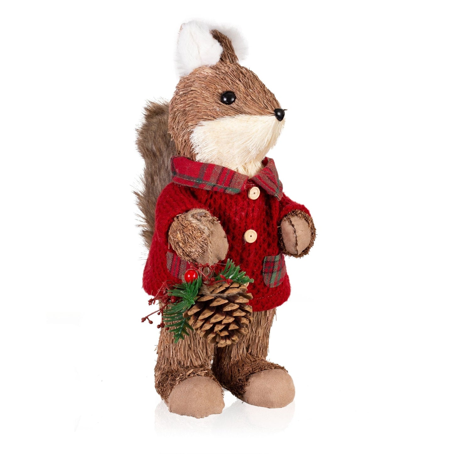 Pier 1 Standing Woodland Squirrel With Pinecone - Pier 1