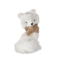 Pier 1 White Foxes with Champagne Scarf Set of 2 - Pier 1