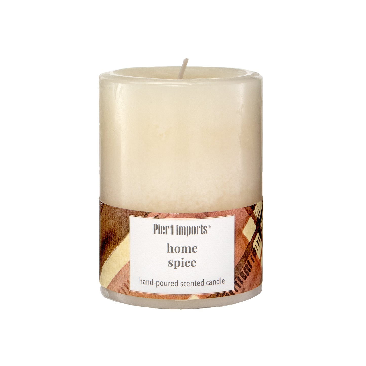 Pier 1 Home Spice 3x4 Mottled Pillar Candle