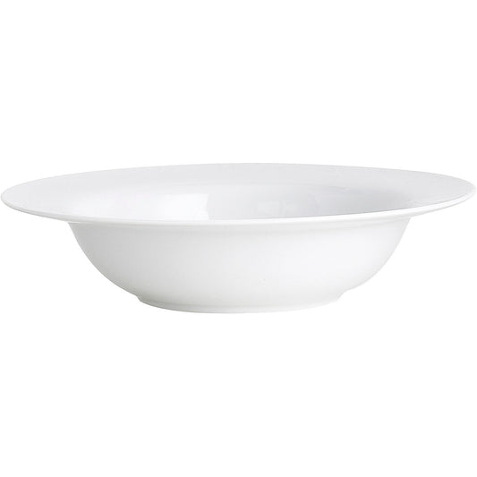 Pier 1 Luminous Porcelain White Soup Bowls, Set of 4