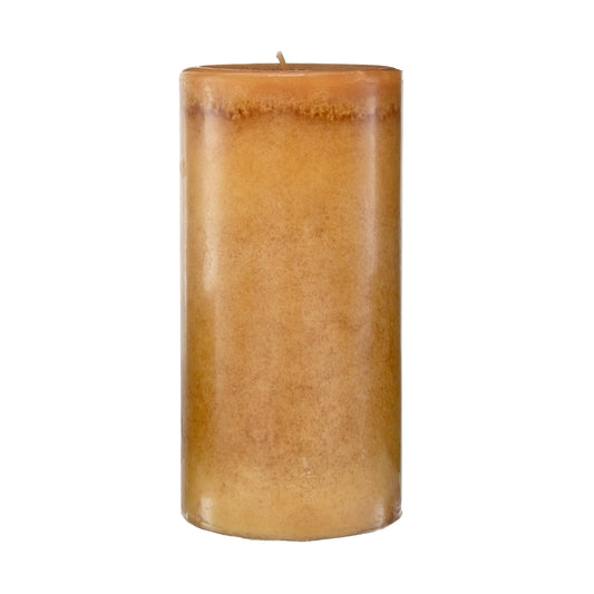 Pier 1 Apple Cider 3x6 Mottled Pillar Candle